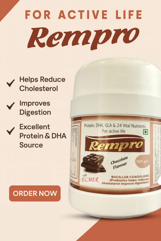 REMPRO Protein Powder 200g | Clinical Nutrition Formula | Protein + DHA + GLA + Multivitamins | For Recovery, Pregnancy & Wellness
