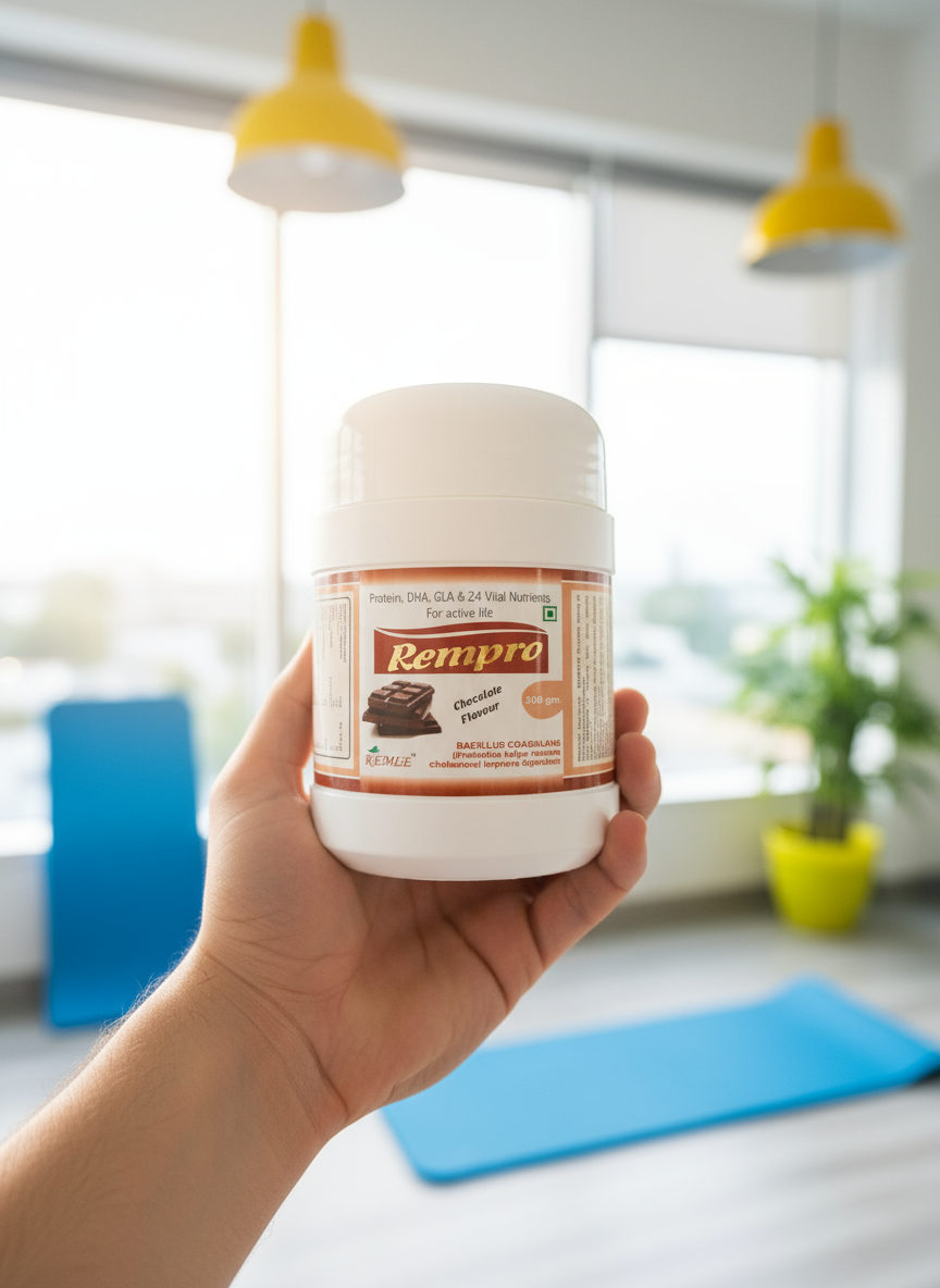 REMPRO Protein Powder 200g | Clinical Nutrition Formula | Protein + DHA + GLA + Multivitamins | For Recovery, Pregnancy & Wellness