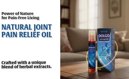 DOLGO PAIN RELIEF OIL RUB | Ayurvedic Pain Relief Oil for Joints Pain, Knee & Back Pain 10ml | Pocket Friendly | Fast-Absorbing & Non-Greasy |