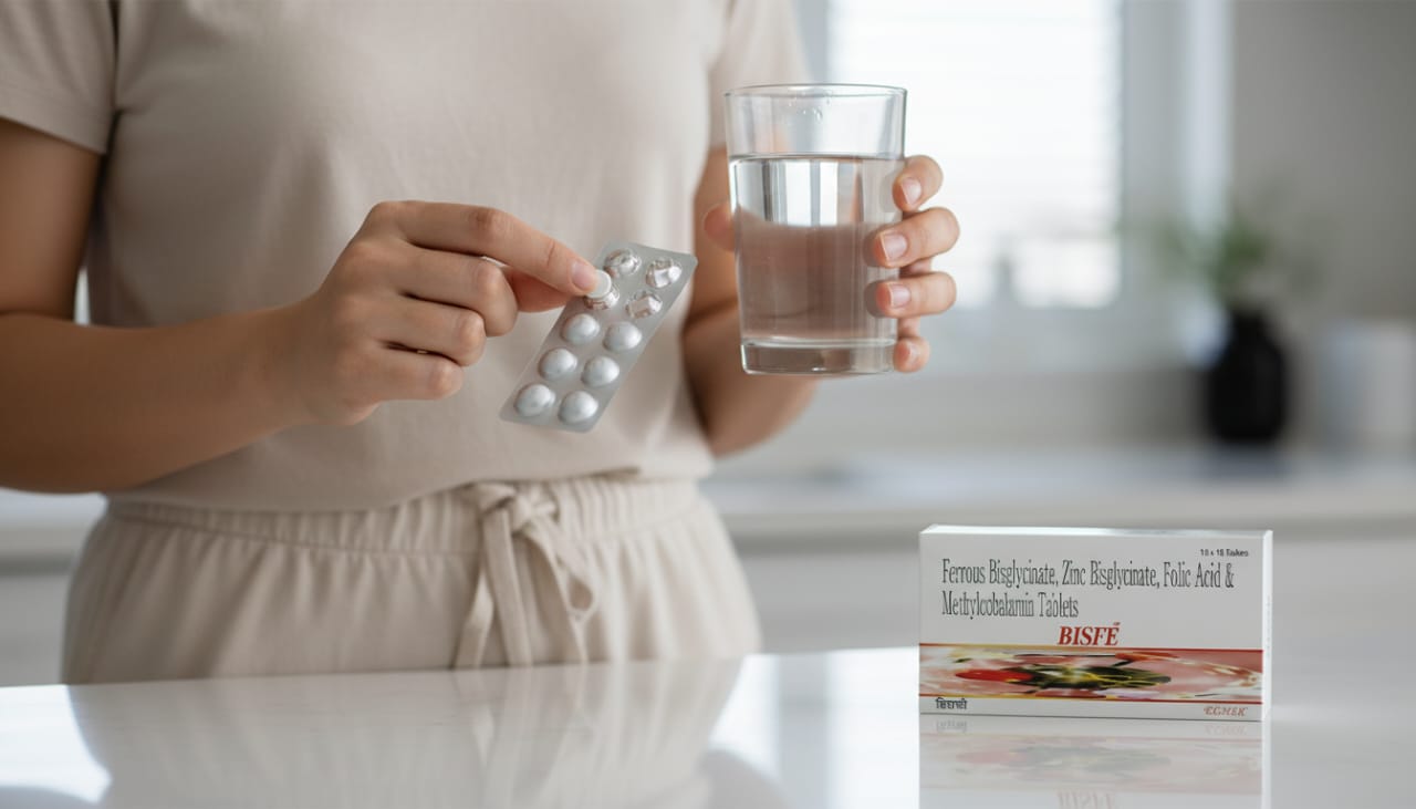BISFE Iron Tablets 60mg for pregnancy and anemia